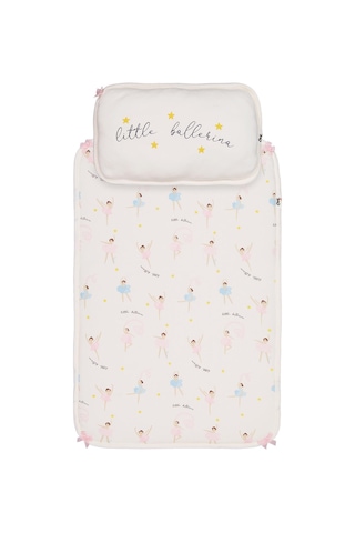 Civil Baby Balerin Empirme Baskılı Alt Açma - Ekru Standart