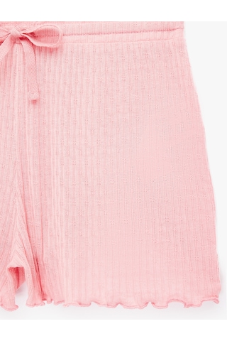 Koton Rahat Kalıp Beli Lastikli Pijama Altı Pembe 6slk80005mk Gül