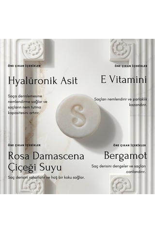 Sipea Hydra Silk Kuru Saçlar İçin Nemlendirici Katı Şampuan