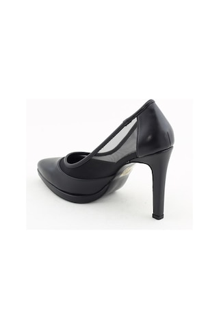 Seç Kundura Şnk 7535 Fileli Stiletto Ayakkabi Siyah