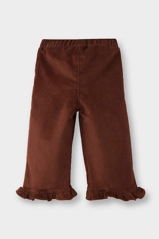 Defacto Kız Bebek Beli Lastikli Wide Leg Düz Paça Kadife Pantolon G1665a525wnbn319 Kahve-bn319