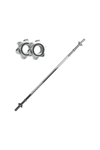 Leyaton Düz Bar 120 Cm Krom Ağırlık Barı Halter Barı