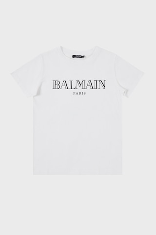 Balmain Çocuk T Shirt 6m8721 Mx030 100 Beyaz