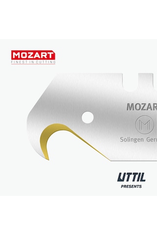 Mozart Blades 90110.065 51 Mm Tin Kaplama Kanca Bıçak 10'lu Yedek