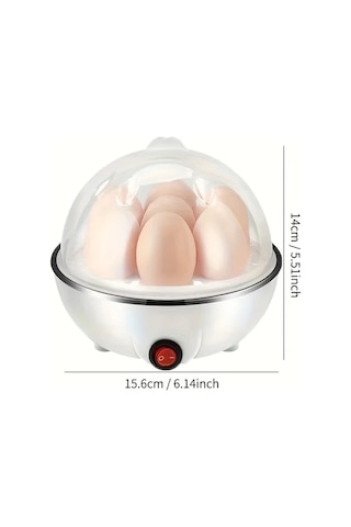Xuweiwei Beyaz Otomatik Yumurta Pişirici: Kolay Kullanım, Çok Amaçlı, Güvenli Paslanmaz Çelik, 110v-130v Us Fiş