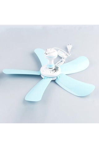 Tavan Vantilatörü Mini Sessiz 500mm Enerji Tasarruflu Yüksek Hacimli Elektrikli Vantilatör Anahtarlı Tavan Vantilatörü Ev Yurt Abd Fişi 8181 Renkli