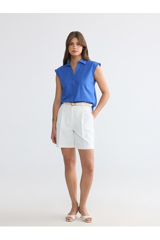 Lcw Everyday Mavi Regular Fit Kadın Gömlek