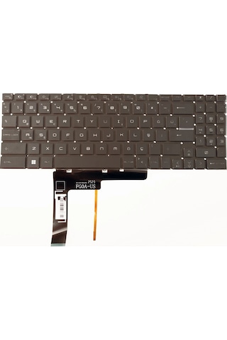 Msı Katana Gf76 Notebook Klavye Işıklı Beyaz Harf