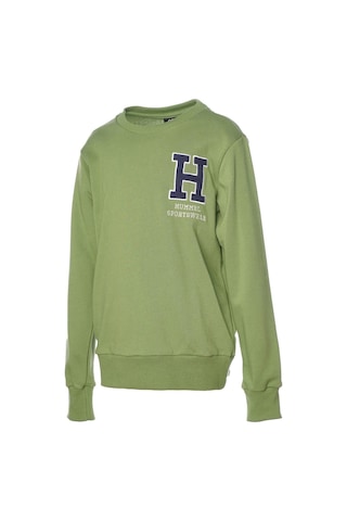 Hummel Elton Çocuk Sweatshirt 921942-9827 Yeşil