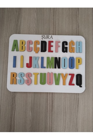 Çocuk Gelişimi Alfabe Yap-boz Puzzle Oyun Kaliteli