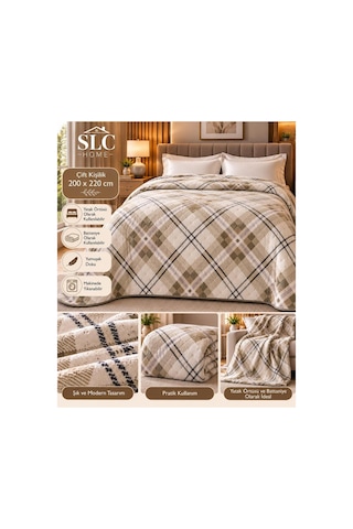 Slc Home Modern Yatak Örtüsü Battaniye Çift Kişilik 4 Mevsim Çok Amaçlı Şık Tasarım Yeşil - 938834646 Yeşil Slc Home Modern Yatak Örtüsü Battaniye Çift Kişilik 4 Mevsim Çok Amaçlı Şık Tasarım Yeşil - 938834646 Yeşil