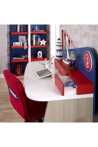 Meltem Kids Pacific Çocuk Odası Çalışma Masası Beyaz