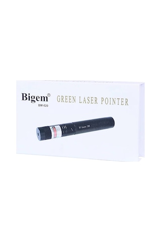 Şarjlı Yeşil Lazer Pointer 1000mw Bm-520 Evimdeyokyok