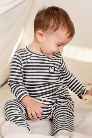 Organik Pamuklu Kaşkorse Modal Yeşil Bebek Takımı Yeşil