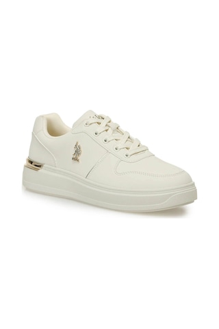 U.s. Polo Assn. Alka 5fx Bej Kadın Sneaker A101946700 Bej