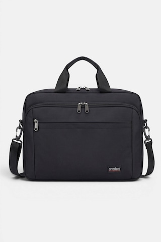 Lederax Siyah Kumaş Evrak Ve 15.6 İnç Laptop Çantası Ld669