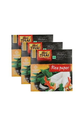 Real Thai Pirinç Yufkası - Rice Paper 22cm 100 Gr 3 Adet