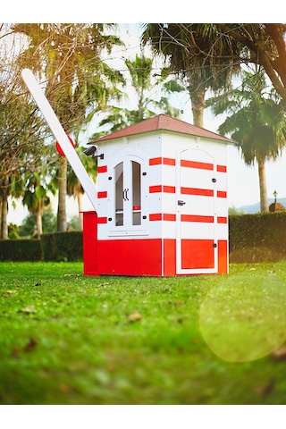 Mandu Bariyerli Ahşap Güvenlik Kulübesi Bekçi Kulübesi