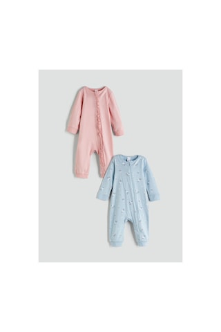 Alıta Cıty Farkıyla Lcw Baby Mavi Oval Yaka Uzun Kollu Kız Bebek Uyku Tulumu 2'li - 938475946