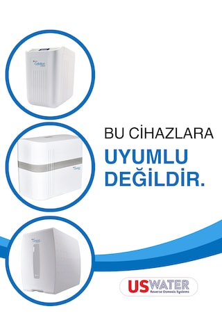 İhlas Aura Cebilon Uyumlu Açık Kasa 3 Lü Su Arıtma Filtre Seti