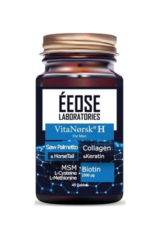 Eeose Vitanorsk H For Men Saç Dökülmesine Karşı 45 Tablet