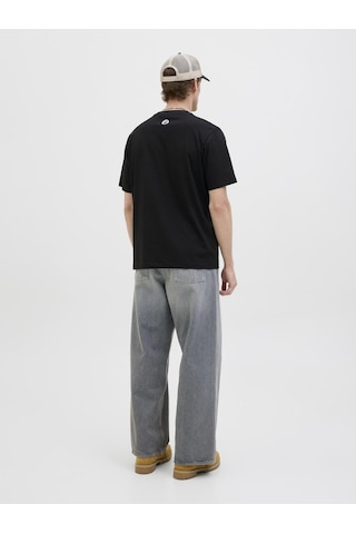 Jack & Jones Erkek Ufc Lisansli Gögüs Baskili Tisört - Ufc - 12290261 Siyah