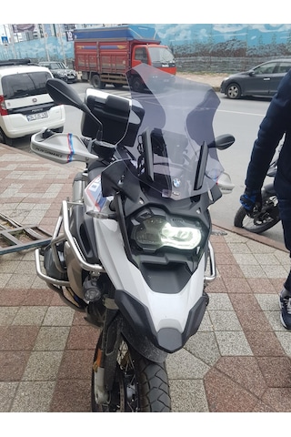 19-24 Bmw 1250Gs 1250Adv Uzun Ön Cam Zeus Koyu Füme 52 CM 4 MM