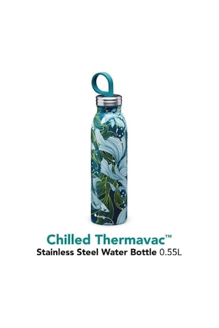 Aladdin X Naito Chilled Thermavac Paslanmaz Çelik Su Şişesi 0.55 Lt Yeşil Siyah