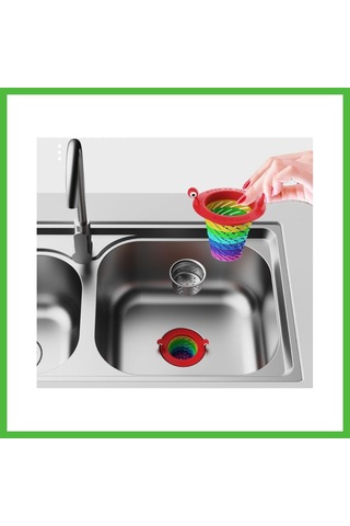 Vaveni Renkli 6 Kademeli Lavabo Süzgeci Arz Standart