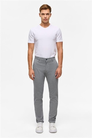 Lacivert Slim Armürlü Pantolon Lacivert