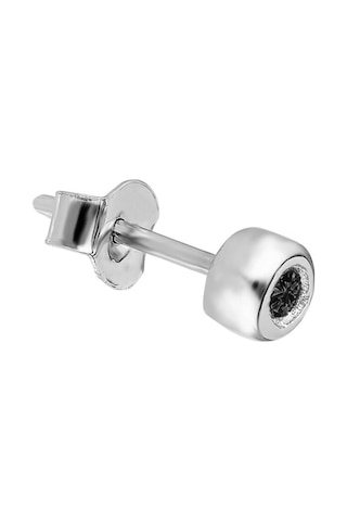 Sirius 0.04 Karat Siyah Pırlanta Tektaş Erkek Küpe 0801E0067