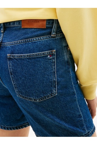 Tommy Hilfiger Dnm Emı Straıght Short Rw Kadın Mavi Şort - Ww0ww48598