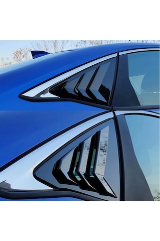 Honda Civic 2021 Aksesuar Fe1 Uyumlu Kelebek Cam Kaplama Vizörü