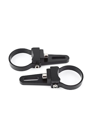 Xiyyadms 1.5 İnç Alüminyum Araç Led Lambası Tutucu - 360 Derece Rotasyonlu, Sprey Padli, Izgara/salıp Barı Uyumlu 2 Adet