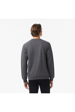 Nautica Erkek Gri Classic Fit Sweatshirt Düz K57090t Gri