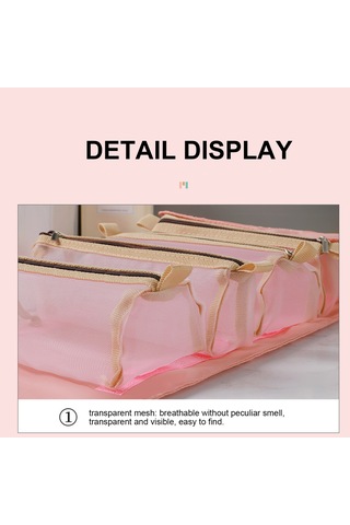 Moveevo 4'ü 1 Arada Makyaj Kozmetik Çantası Tuvalet Çantası Taşınabilir Büyük Kapasiteli Katlanır Depolama Düzenleyici