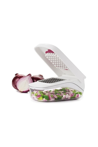 Neevoyu Mutfakta Kuru Ve Yağlı Sebzeleri Hızlı Dilimleyen, Patates-soğan-kapya Biber Kesici, Kolay Döküm Tasarımı İle Pratik Kullanım Beyaz