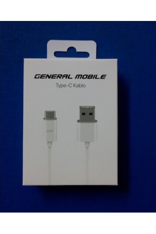 General Mobile Type-C Kablo Beyaz M100692