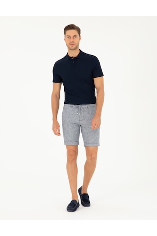 Pierre Cardin Erkek Açık Lacivert Şort / Bermuda 50284287-vr059 Açık Lacivert