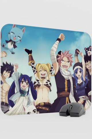 Fairy Tail Anime V4 - 48x40 Xl Gaming Kauçuk Kaymaz Taban Mouse Pad Fare Altlığı