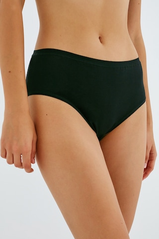 Penti Siyah Pamuklu Fresh Basic Cover Yüksek Bel Slip Külot