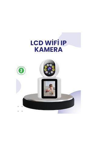 Wifi İç Mekan Kamera 2k Gece Görüşlü Çift Yönlü Görüntü Konuşma Destekli