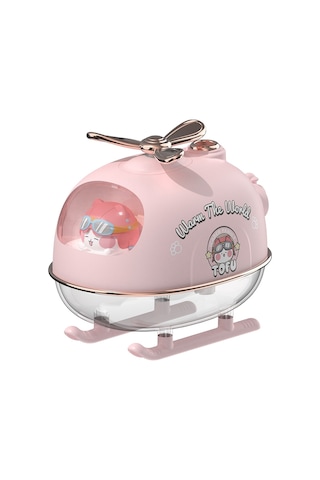 Icarer Ailesi Ifjsq07 Karikatür Nano Sprey Atmosfer Gece Lambası Nemlendirici, Özellik: Şarj Ediyor Pembe