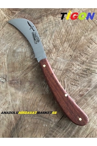 Tigon El Yapımı Mini Cep Çakısı Avcı Kampçı Bıçagı Çelik Bıçak