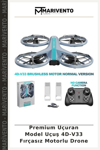 Premium Uçuran Model Uçuş 4d-v33 Fırçasız Motorlu Drone