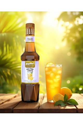 Saphori Ice Tea Limon Aromalı Kokteyl Şurubu 700 Ml