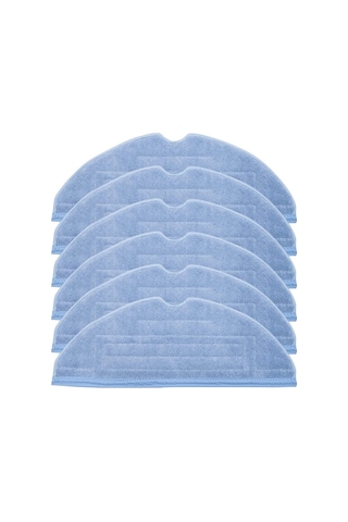 Danri Yedek Mikrofiber Paspas Roborock T7s T7s 6 Adet - Mavi 蓝色的