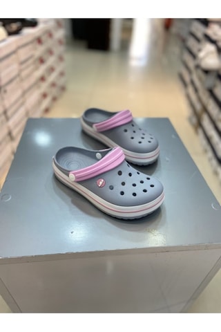 Akınalbella Akınal Bella Kadın Terlik Gri - Pembe
