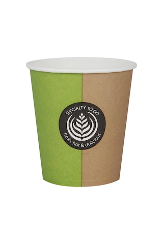 Huhtamaki Karton Bardak Eco 7 Oz 180 Ml 100 Adet Çok Renkli