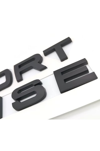 Range Rover Sport Hse Bagaj Yazısı Siyah Renk Range Rover Sport Hse Trunk Emblem Black Color Sporthsesiyah1